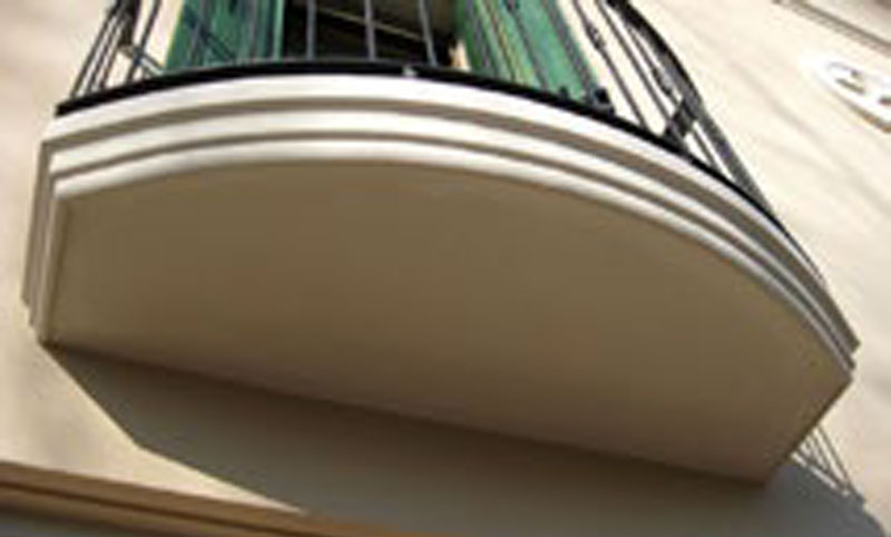 Incapsulamento telaio strutturale terrazzo