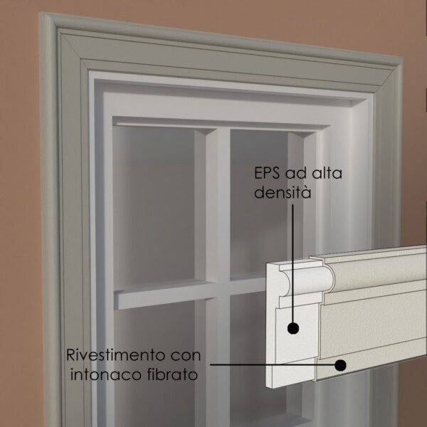 casamoderna cornice porta