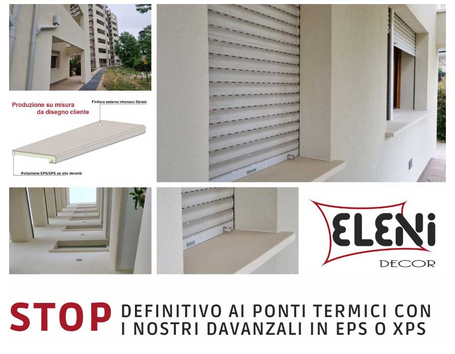 davanzali termici in eps o xps